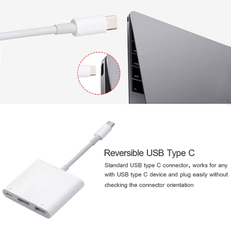 Hub USB-C a HDMI 4K con puertos 3.0 para PC y MacBook - imagen 5