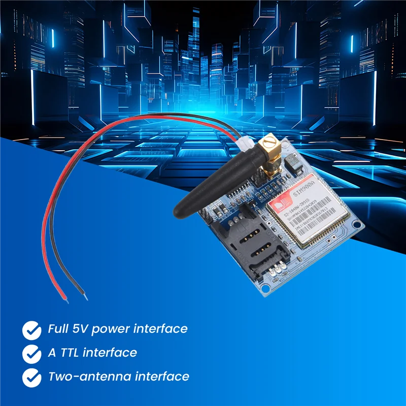 Sim900a Mini módulo de transferencia de datos inalámbrico/SMS/placa de desarrollo/GSM/GPRS/Kit de placa STM32 - imagen 3