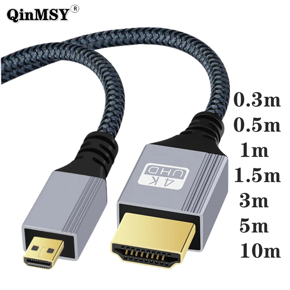 Cable Micro HDMI a HDMI 4K para cámaras, GoPro y Raspberry Pi - imagen 4