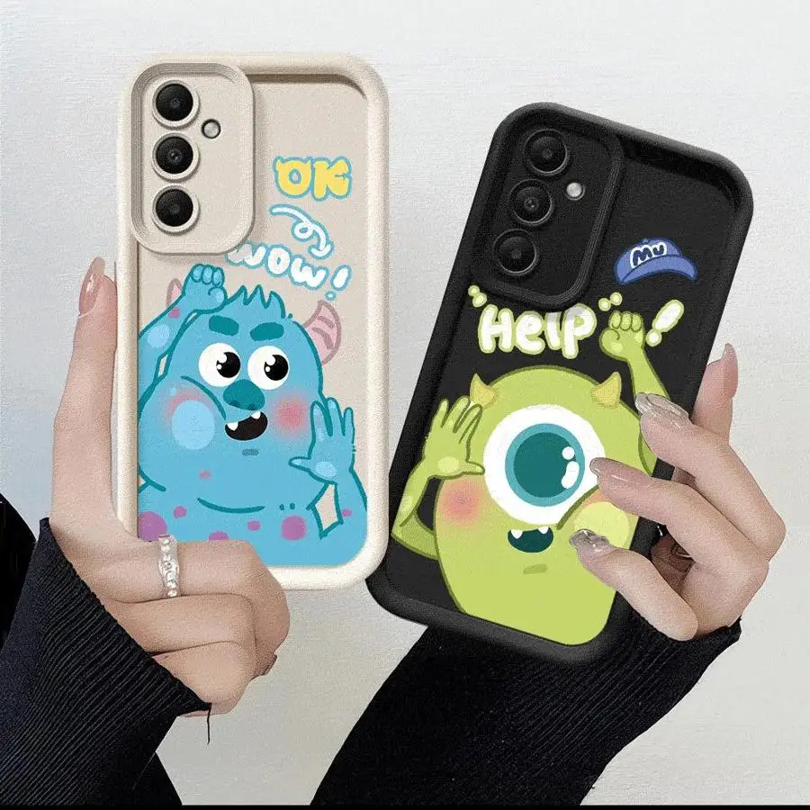 Funda de teléfono Disney Monsters Inc para Samsung Galaxy A16 A33 A34 A12 A13 A14 A22 A32 A23 A24 A26 A36 A56 carcasa blanda - imagen 2