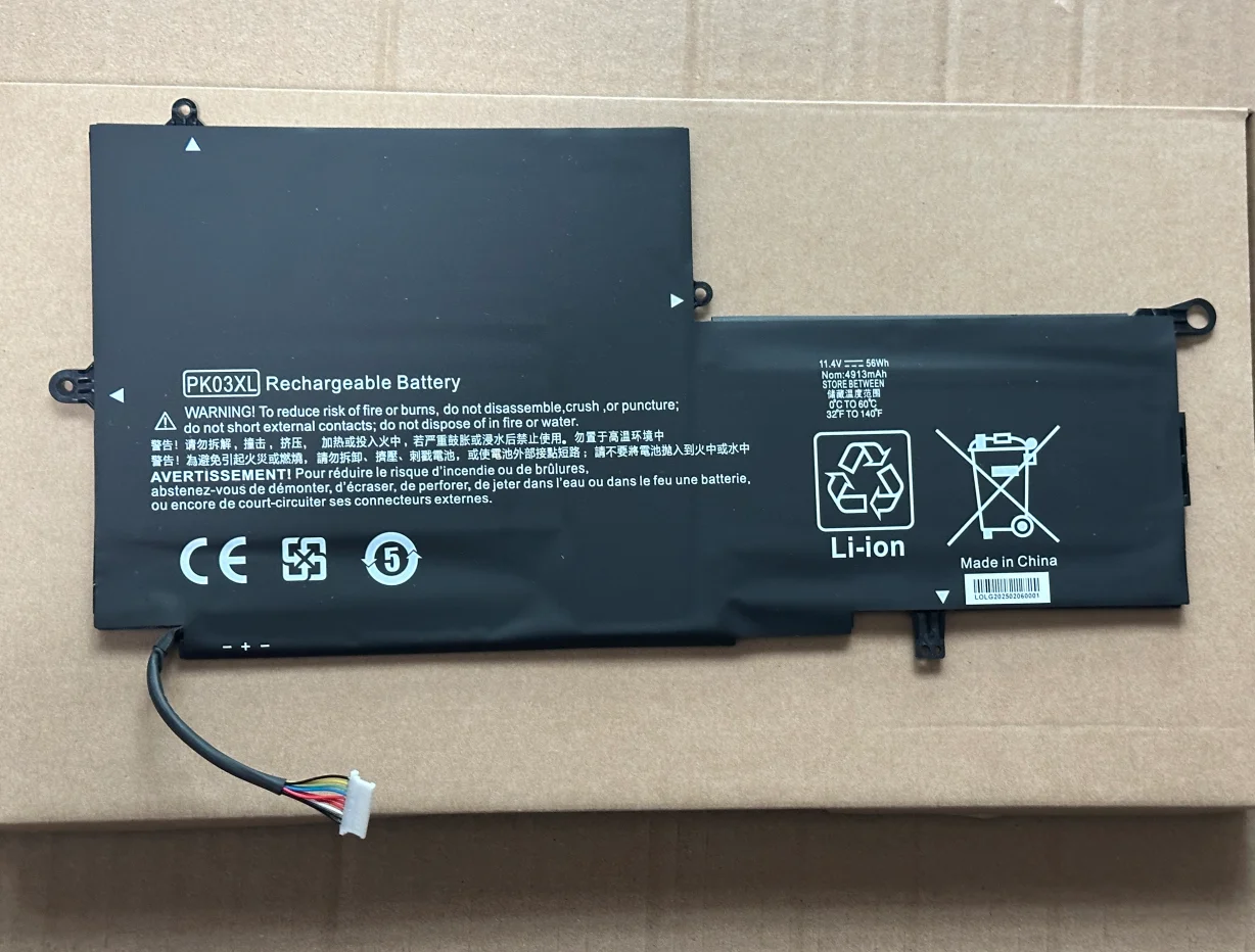 PK03XL-Batería de ordenador portátil, 56WH, para HP Spectre Pro X360 G1 13-4000 13-4100 13-4200 HSTNN-DB6S TPN-Q157 789116-005 788237-2C2 - imagen 3