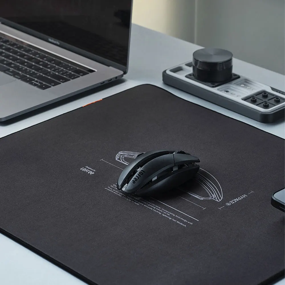 Lofree HYPACE Falcon Esport-alfombrilla para ratón, alfombrilla para mesa de juegos de ordenador de oficina, prevención del sudor, Base antideslizante Poron, pegamento, tamaño Extra grande - imagen 2