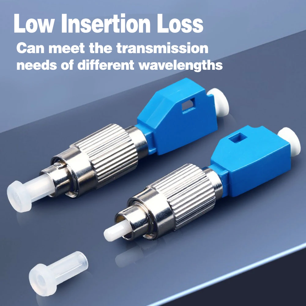 HOOLNX Fiber Optic Adaptor Single Mode 9/125um FC Male to LC Female FC- LC（Male-Female）Fiber Hybrid Adaptor - imagen 2