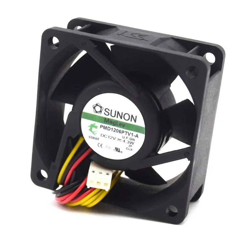 Ventilador de refrigeración para SUNON, 60mm, 6025, 60x60x25MM, PMD1206PTV1-A, 12V, 4,3 W - imagen 5