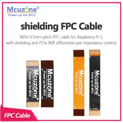 Cable FPC Raspberry Pi 5 Blindado PCIe Impedancia Par Diferencial