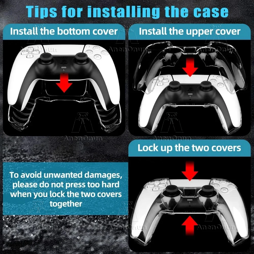 Funda Protectora Transparente Mando PS5 – Anti Caídas y Rayones - imagen 4