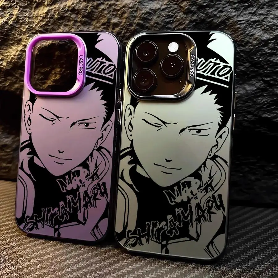 Funda blanda para iPhone 15 13 Pro MAX 11 16e 12 XS MAX 14Pro XR 16Pro 14 Naruto Shikamaru