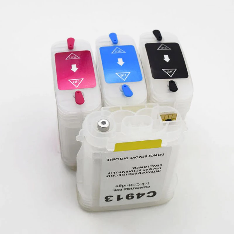 Cartucho de tinta recargable de 69ML con Chip permanente para HP 10 82 para HP10 HP82 Designjet 500 510 800 800Ps 500Ps 510ps - imagen 4