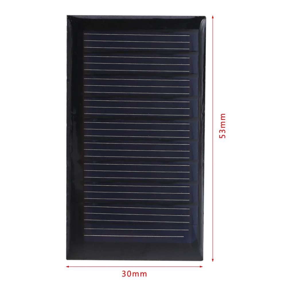 30mA 5V 0,15W Panel Solar Mini sistema Solar tablero policristalino energía almacenada Mini cargador de Panel Solar - imagen 3