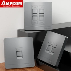 Placa Frontal RJ45 de Pared – Enchufe Red Telefónica