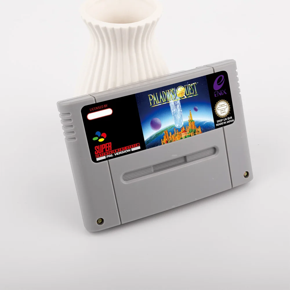 Juego de acción Paladin's Quest para tarjeta de juego SNES de 16 bits para consola de videojuegos SNES versión EUR PAL para Nintendo