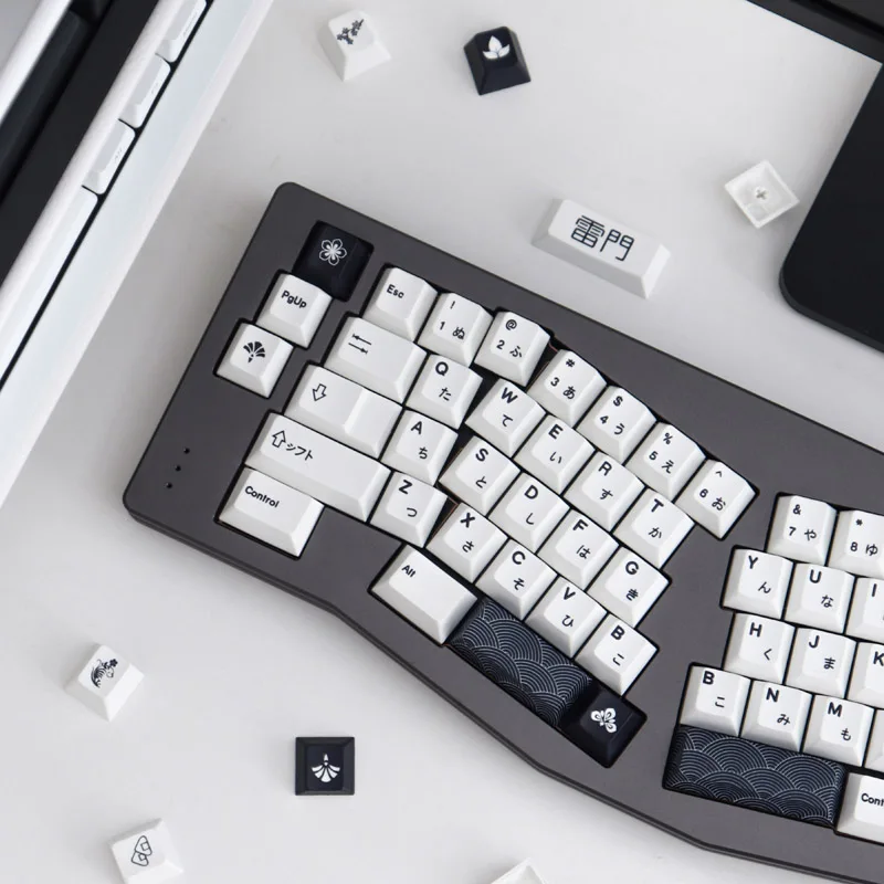 GMK-Teclado mecánico Thor Thunder Gate Kaminarimon, 152 teclas, PBT, sublimación de tinte, perfil de cereza - imagen 3