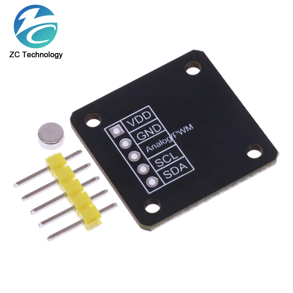 Codificador magnético MT6701, módulo sensor de medición de ángulo de inducción magnética, reemplazo de alta precisión de 14 bits AS5600 - imagen 2