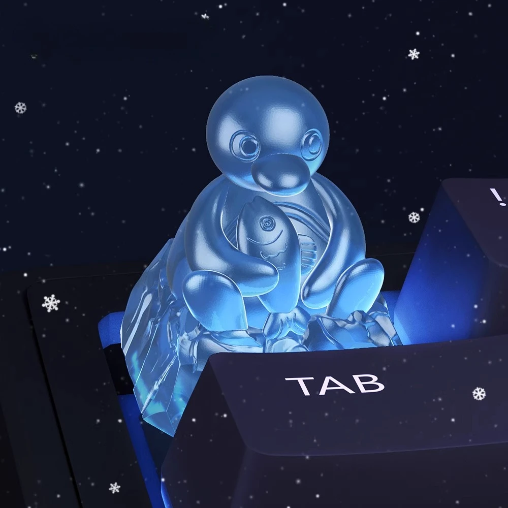 Teclas ESC pingüino hechas a mano, teclas personalizadas para teclado mecánico, accesorios para juegos de Pc, regalos - imagen 4