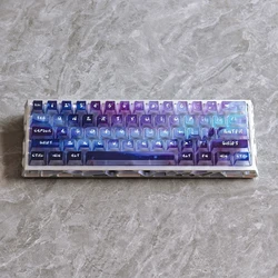 Keycaps Cherry Aurora Polar Morado PC para Teclados Mecánicos AULA F75