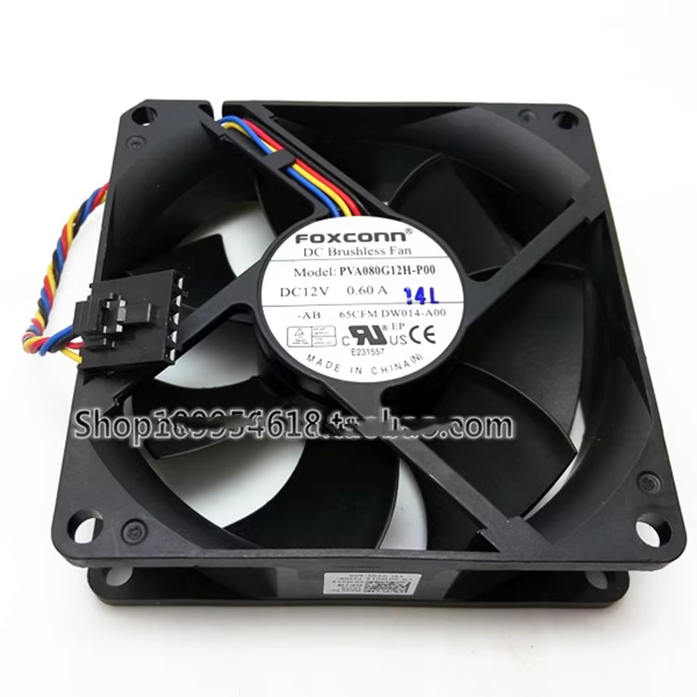 Nuevo Foxconn PVA080G12H-P00 12V 0.60a 8cm 8025 ventilador regulador de velocidad PWM de 4 cables