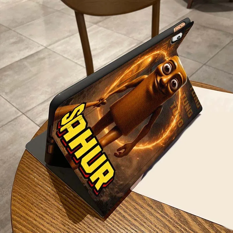 Art Cool TungTungTungSahur para iPad Pro Air Mini 1 2 3 4 5 6 7 7th 8th 9th 10th 11th 10,2 9,7 10,5 10,9 11 12,9 funda para tableta - imagen 3