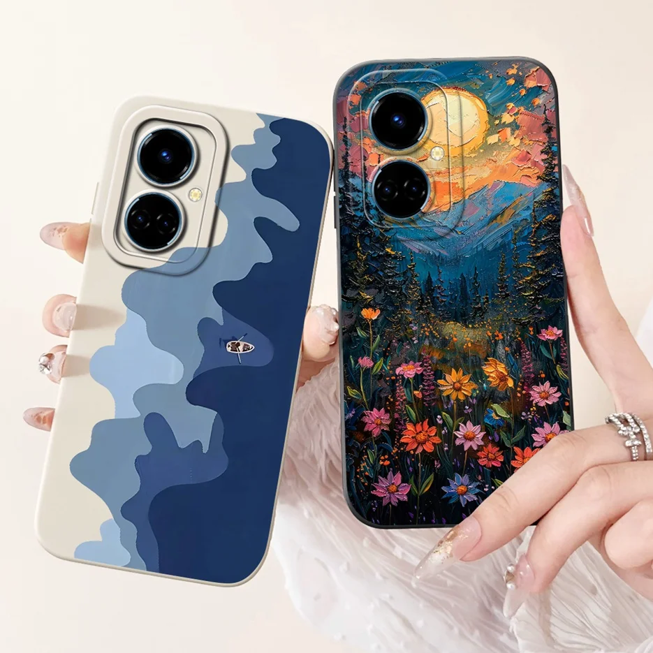 Para Tecno Camon 19 Pro 5G funda CI7n nueva funda pintada de lujo de caramelo funda de teléfono suave de TPU para Tecno Camon 19 Neo Camon19 Pro Fundas - imagen 3