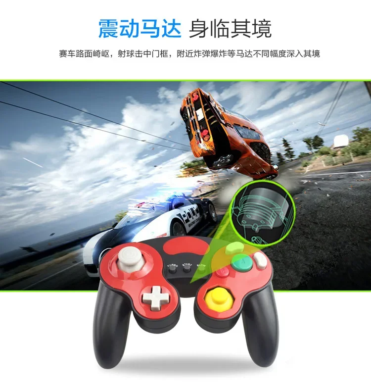 Vintage para controlador Gamecube, Joystick de mano con cable para Nintendo GameCube para NGC Controle Gamepad - imagen 4