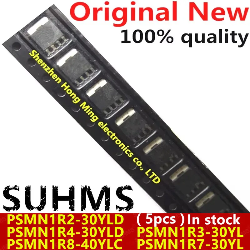 (5 piezas) 100% nuevo PSMN1R2-30YLD 1D230L PSMN1R3-30YL 1R330 PSMN1R4-30YLD 1D430L PSMN1R7-30YL 1R730 PSMN1R8-40YLC 1C840L sot-669