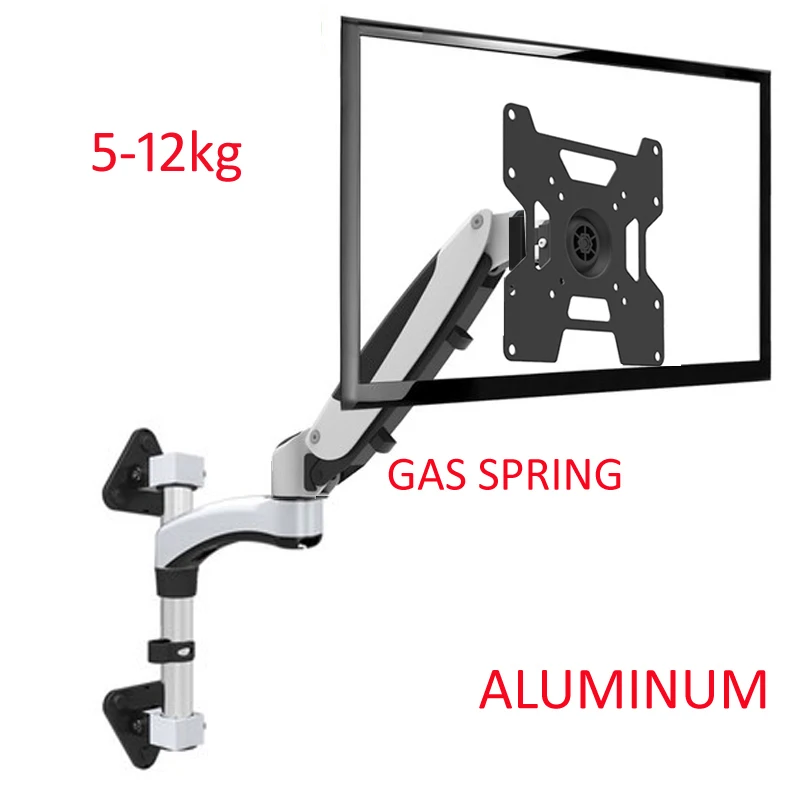 FE112WA aleación de aluminio 360 grados movimiento completo 23 "-42" LCD LED TV soporte de montaje en pared soporte de Monitor soporte de Monitor
