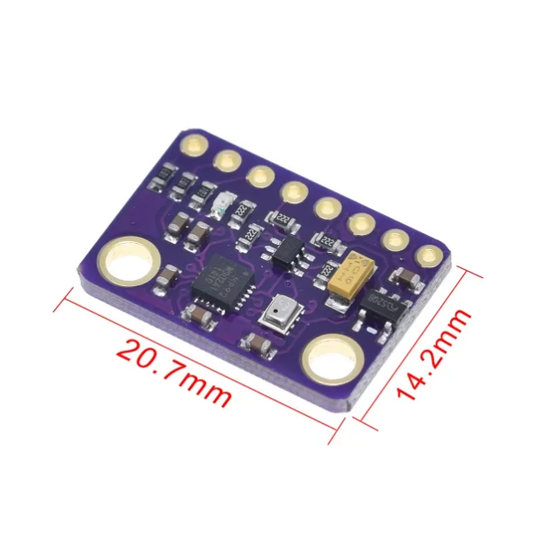 Módulo de sensor de brújula giroscópica de aceleración GY-91 MPU9250+BMP280 3V-5V 10DOF - imagen 2