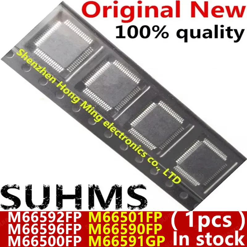 (1 pieza) 100% nuevo M66592FP M66596FP M66500FP M66501FP QFP-64 M66590FP QFP-100 M66591GP QFP-80 Chipset