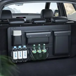 Organizador Maletero Asientos Traseros SUV – Cuero con Bolsillos Red