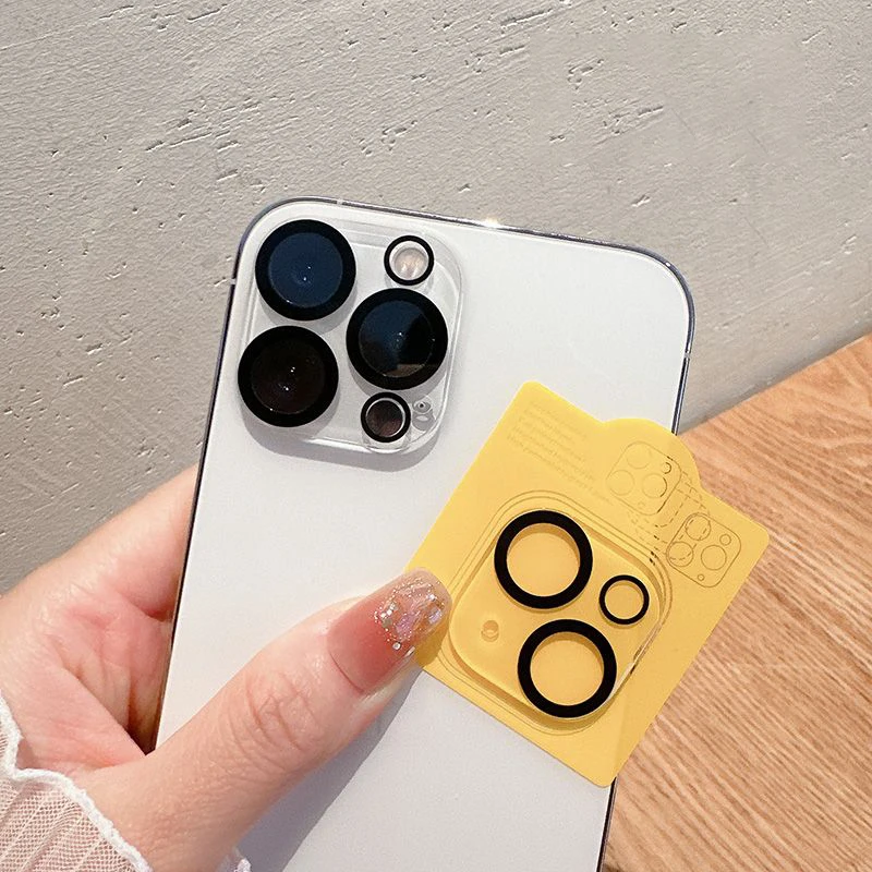 2 uds Protector de lente de cámara para iPhone 16 Pro Max vidrio Protector iPhone 15 11 13 14 Plus 12 Mini 16pro Protector de pantalla de lente - imagen 4