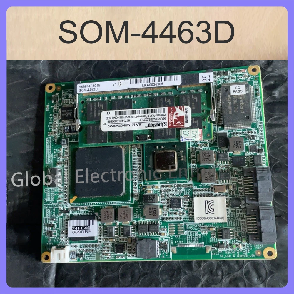 Para placa base de control industrial Advantech 9696446301E versión SOM-4463D: V1.12 - imagen 2