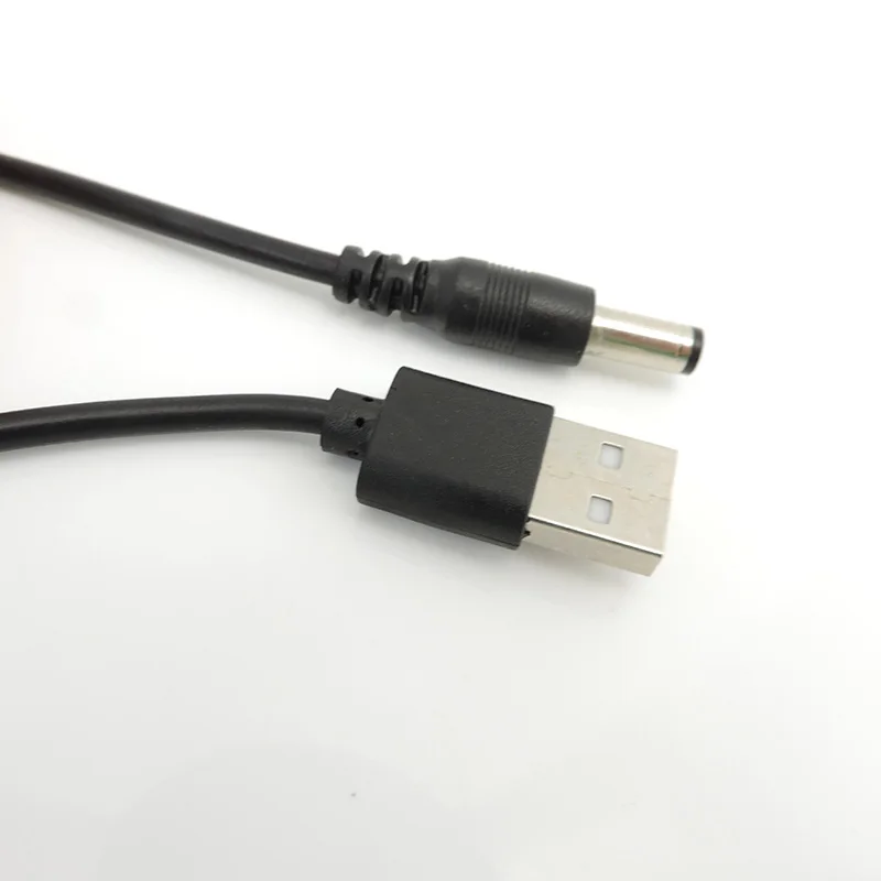 USB 2,0 macho A a CC 5,5mm x 2,5mm enchufe Jack Cable de alimentación CC conector 5V Cable línea 5,5mm * 2,1mm - imagen 3