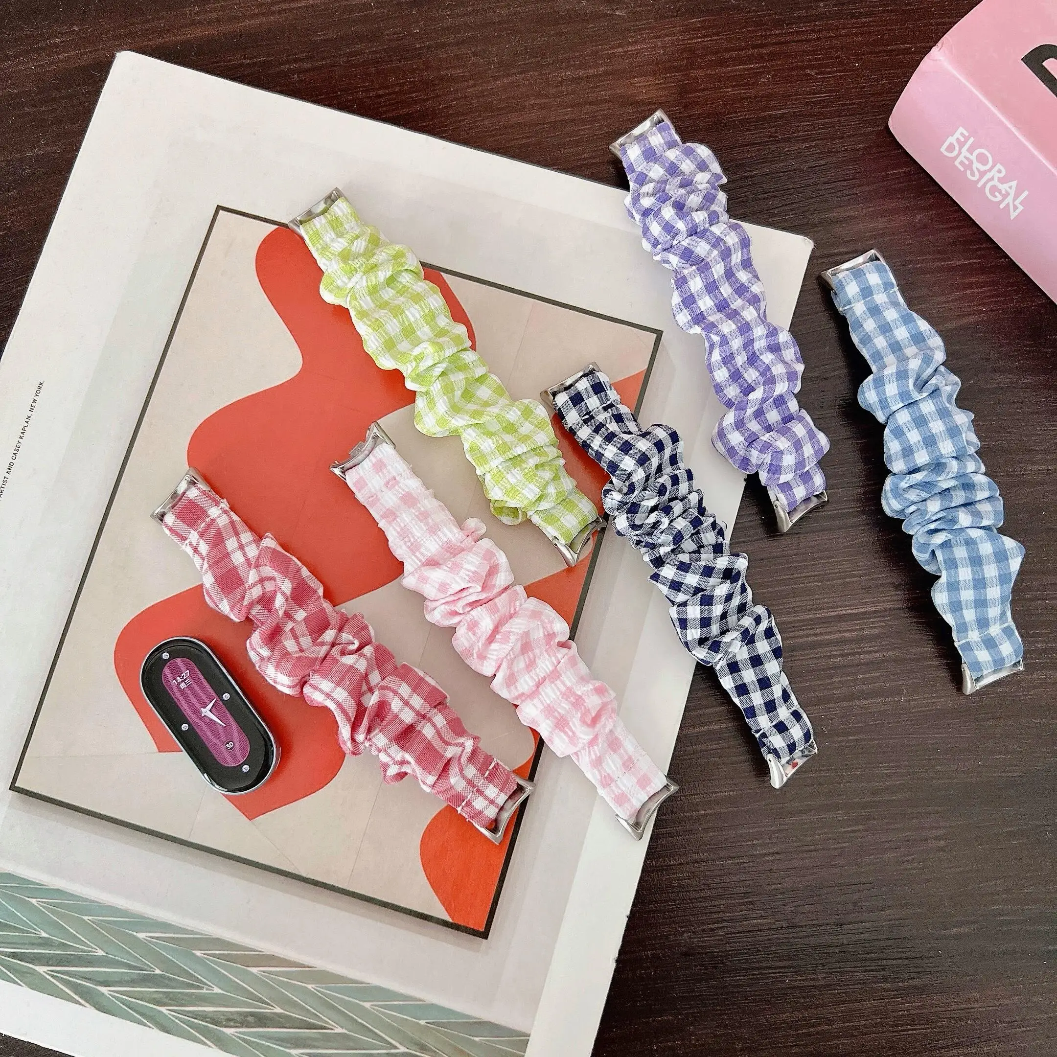 Correa de reloj para Xiaomi 8/9, tela elástica, correa transpirable de moda, accesorios para reloj inteligente