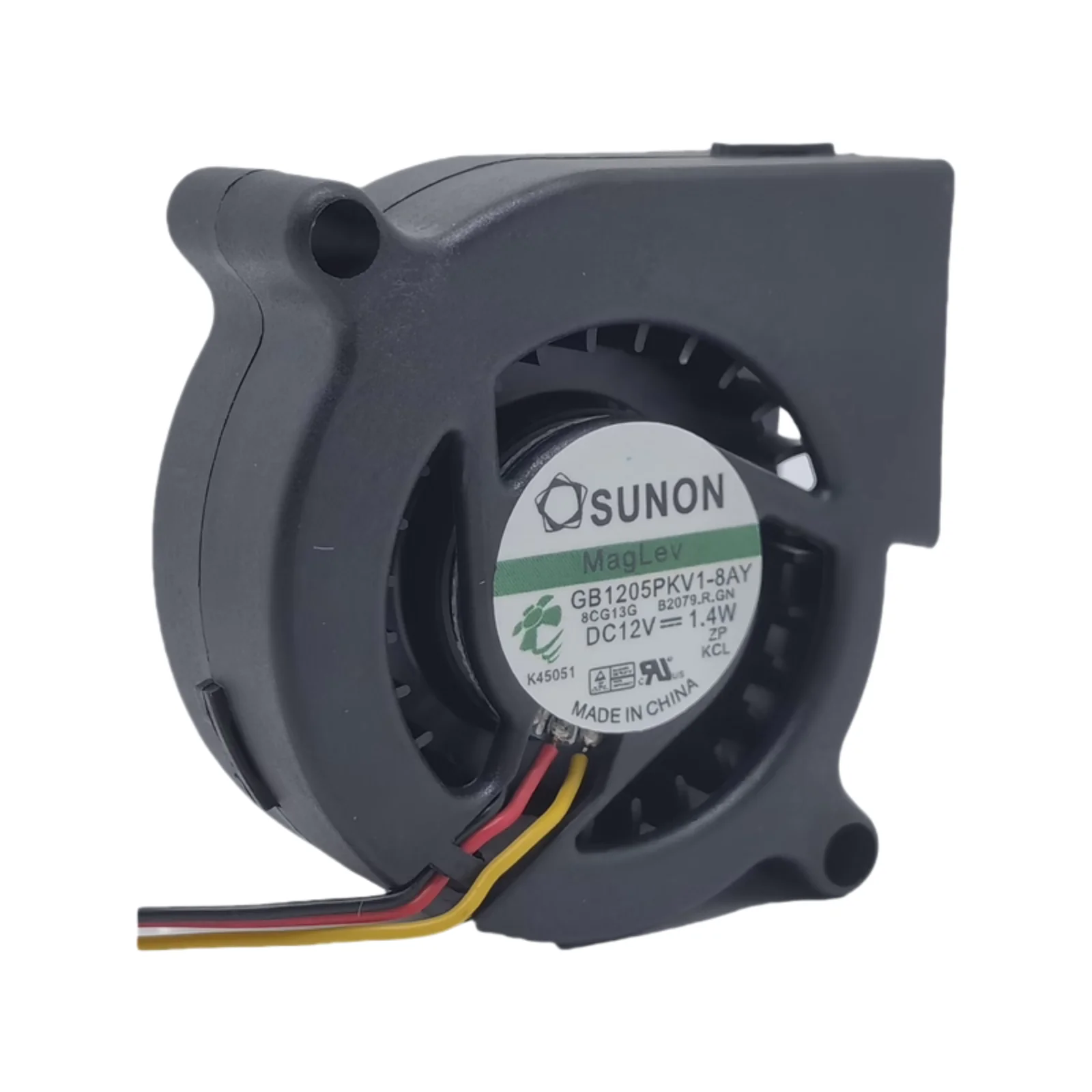 GB1205PKV1-8AY 50x50x20mm DC 12V Ventilador centrífugo - Ultra silencioso 20dBA 4400RPM 4.9CFM para proyector/luces LED - imagen 4