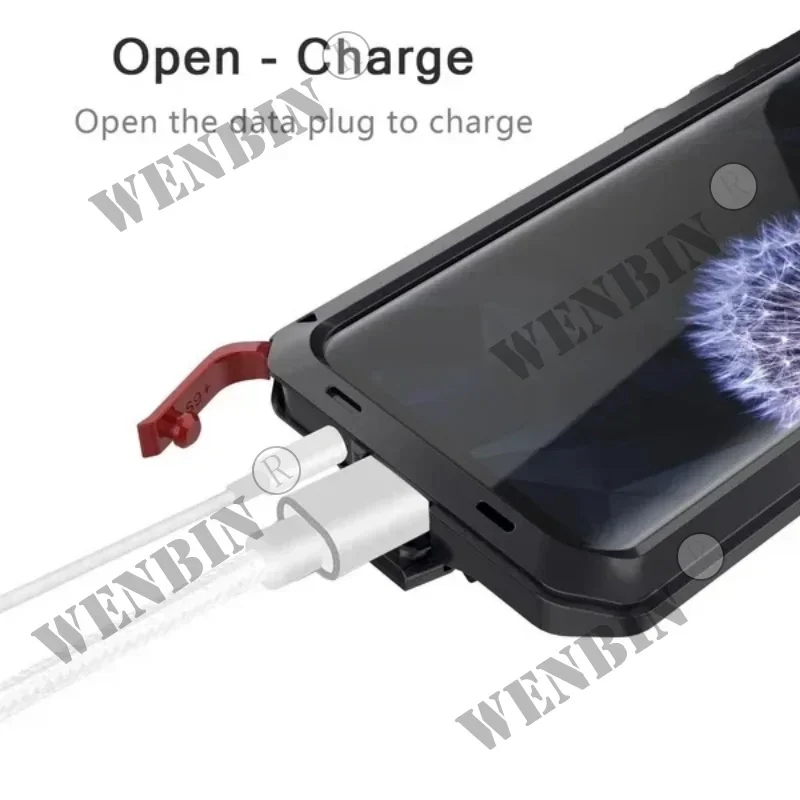 Funda de lujo resistente a prueba de golpes para iPhone 17 16 15 14 13 Pro Max Plus Max Doom Armor Funda protectora de Metal Funda - imagen 4