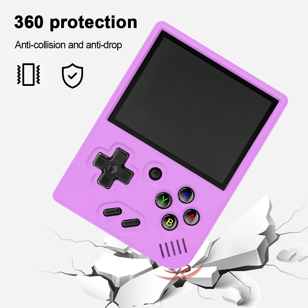 Funda protectora de silicona, funda protectora antiarañazos, funda protectora suave antideslizante con cordón para MIYOO MINI Plus - imagen 4