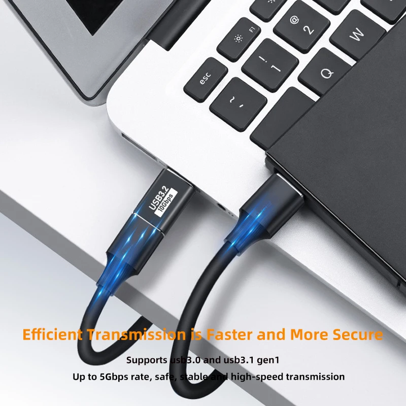 Conector USB 3,0 tipo A hembra a hembra, adaptador USB a USB de 5Gbps Gen1 macho a macho hembra, convertidor extensor USB para ordenador portátil - imagen 2