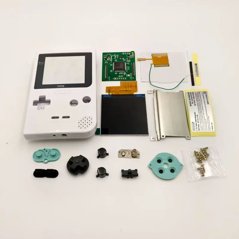 Pantalla LCD GBP Fácil de instalar Tamaño original de 2,6" IPS LCD de alto brillo con carcasa de alta calidad para Game Boy Pocket - imagen 5