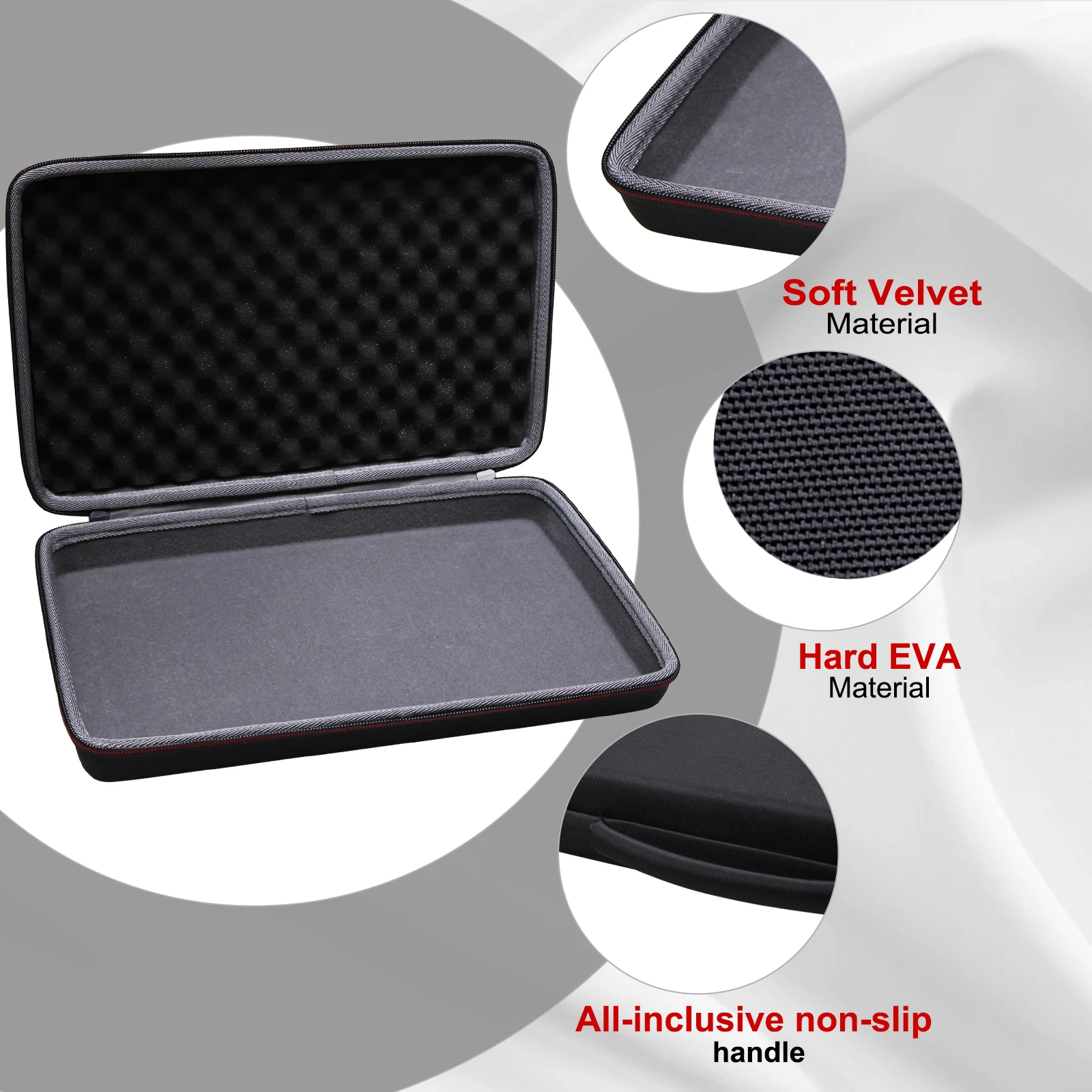 Estuche rígido LTGEM eva para bolsa de almacenamiento de controlador Numark Party mix (solo estuche) - imagen 4