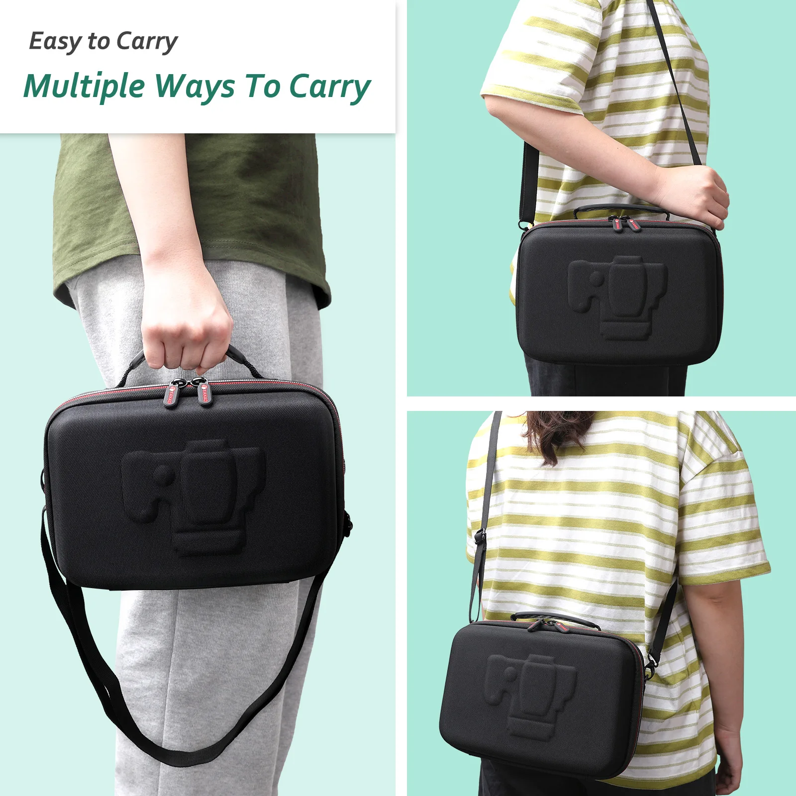 Estuche rígido para cámara digital Panasonic LUMIX FZ80 4K, resistente al agua, bolsa de transporte de viaje (cámara no incluida) - imagen 5