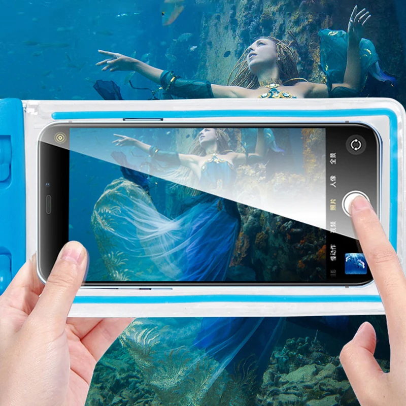 Bolsa impermeable para exteriores, bolsa seca para natación y playa, funda, soporte para Iphone, Samsung, Xiaomi, Huawei, Redmi, bolsa subacuática para teléfono - imagen 3