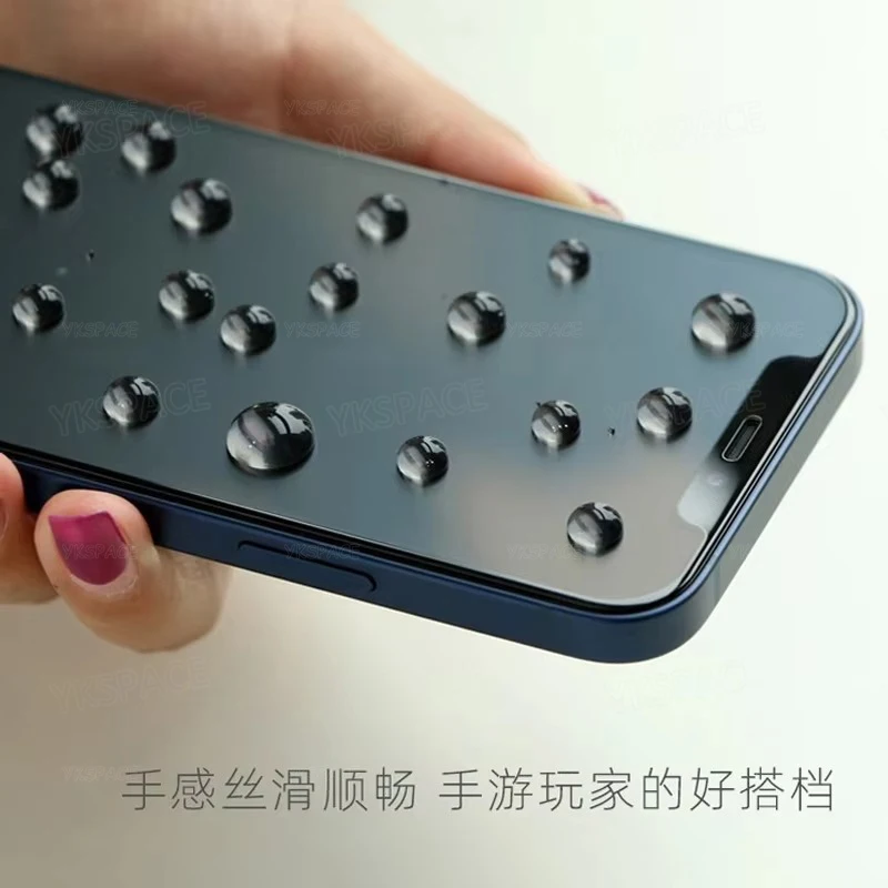 Vidrio templado antiespía mate para iPhone X XR XS 11 12 13 Mini 14 15 16 17 Air Pro Max Plus 16E Protector de pantalla de privacidad esmerilado - imagen 4