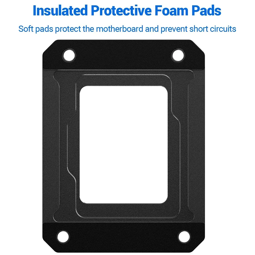 JEYI Marco corrector de flexión de CPU de 12 a 15 a generación, hebilla correctora de flexión de enchufe LGA 1700 para CPUs Alder Lake con pasta térmica - imagen 4