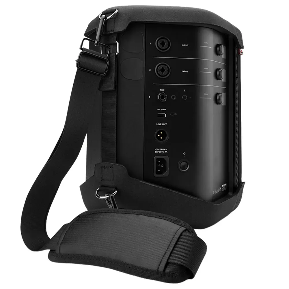 Estuche de transporte, funda de altavoz EVA con correa para el hombro, funda de altavoz a prueba de polvo para altavoz BT portátil Bose S1 PRO +