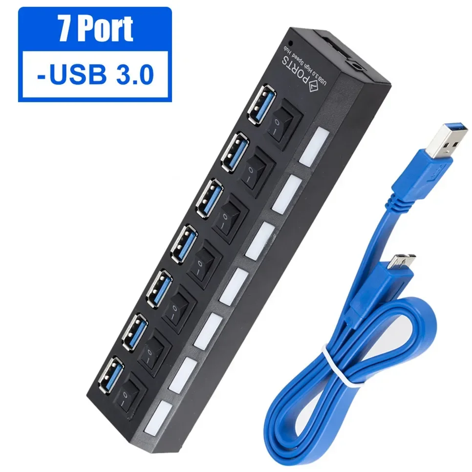 7 Ports USB