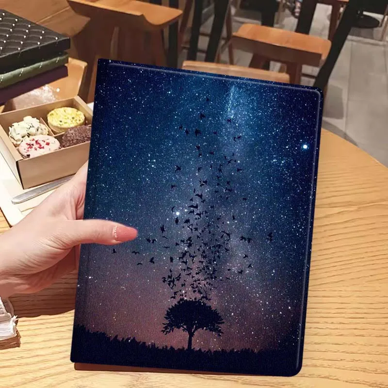 Funda reflectante de palma de puesta de sol para iPad Pro Air 2 3 4 5 6th 7th 11th Gen 10,2 9,7 11 10,5 10,9 12,9 funda para tableta de 13 pulgadas - imagen 5