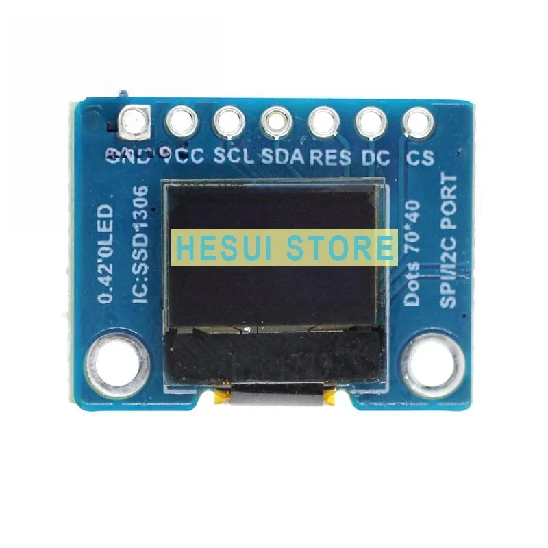 Módulo de interfaz SPI LCD SSD1306 con pantalla OLED de 7 pines de 0,42 pulgadas - imagen 4