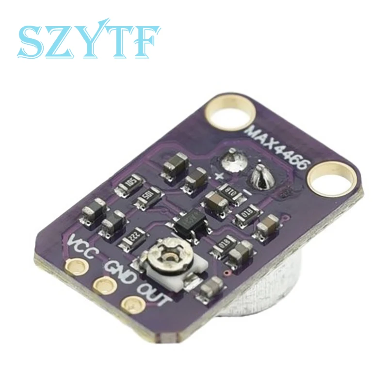 Módulo amplificador de micrófono eléctrico GY-MAX4466, ganancia ajustable para Arduino, MAX4466 - imagen 4
