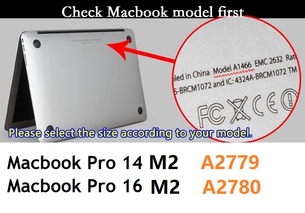 Cubierta de teclado árabe para Macbook Pro 14 Pro 16 2022 M2 A2779 A2780 EU US, silicona Pro14 16 2022 M2 - imagen 3