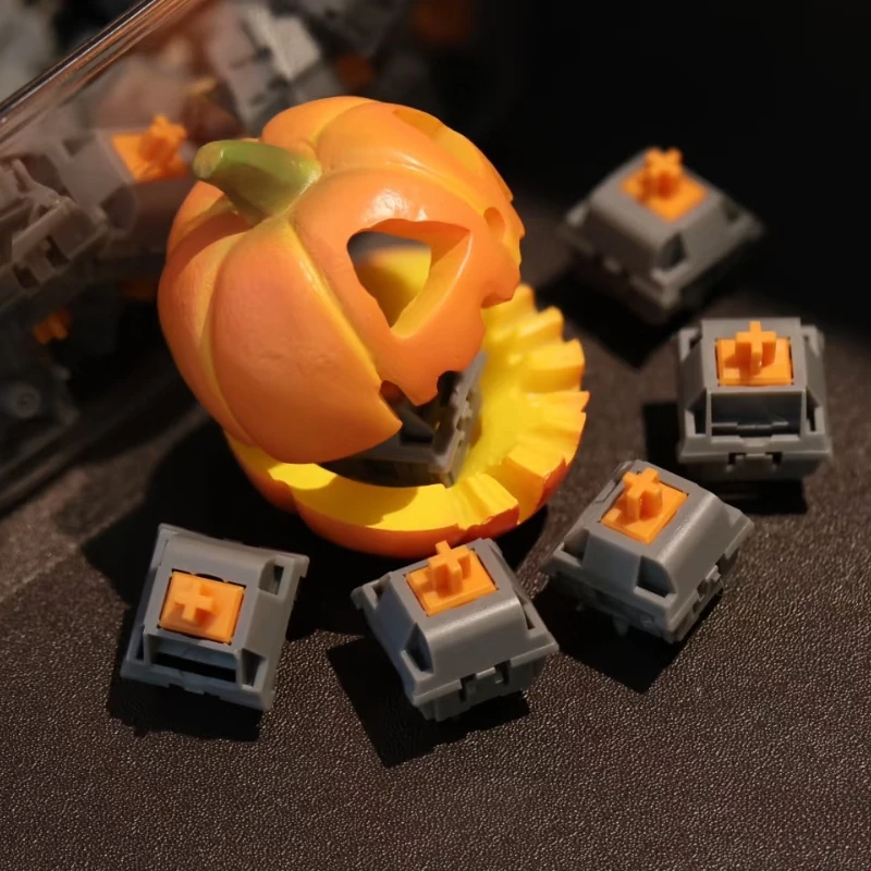 Interruptor Ashes V2, eje transversal, 42g/52g, interruptor lineal de presión de fondo, interruptor de teclado mecánico lubricado de fábrica personalizado - imagen 5