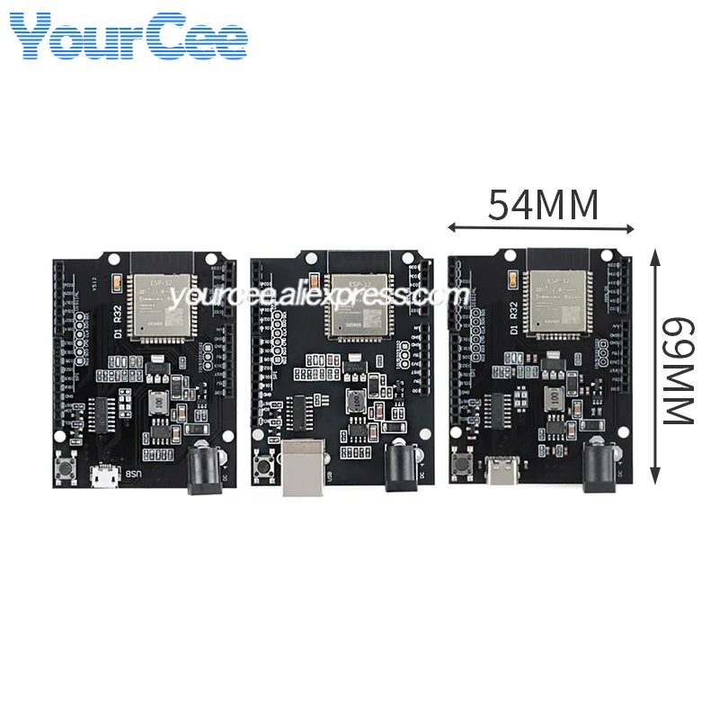 ESP32 D1 R32 Wi-Fi inalámbrico Ble programación controlador de aprendizaje placa de desarrollo central 4MB SPI Flash entrada analógica para Arduino - imagen 3
